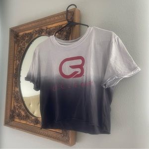 CycleBar Crop Ombré Shirt